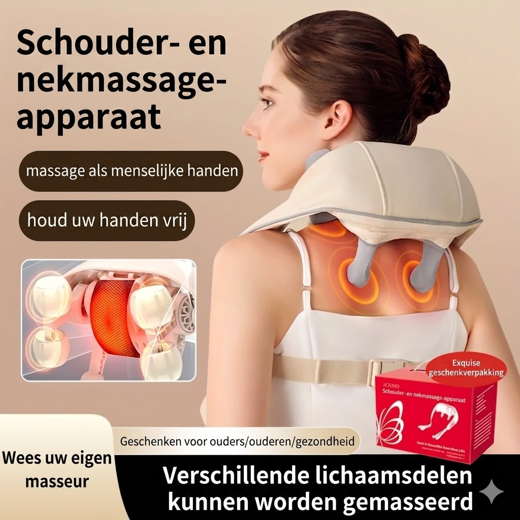 Schouder- en nekmassage-apparaat